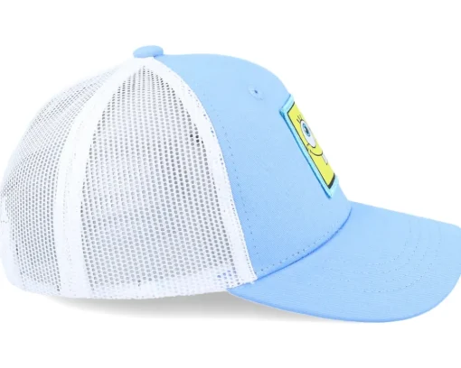 Trucker-SpongeBob Kids Smile Light Blue/White Trucker -