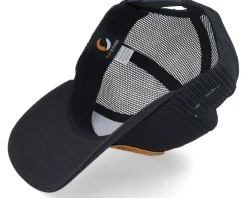 Sale Kiddo Cap Kids Smiling Teddy Patch Black Trucker -