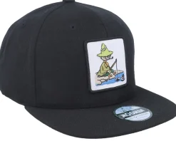 Snapback | Kids-Moomin Kids Snufkin Fishing Black Snapback -