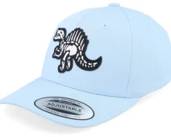 Kids-Kiddo Cap Kids Spinosaurus Skeleton Patch Carolina Blue Adjustable -