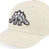 Dad Cap | Kids-Kiddo Cap Kids Stegosaurus Skeleton Patch Stone Dad Cap -