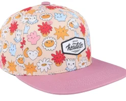 Fashion Headster Kids Strong Heart Buff Beige Snapback -