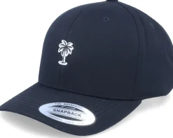 Kids-Kiddo Cap Kids Summer Palm Logo Black Adjustable -