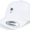 Kids-Kiddo Cap Kids Summer Palm Logo White Dad Cap -