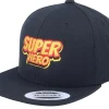 Best Kiddo Cap Kids Superheroes Black Snapback -