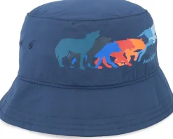 Sale Jack Wolfskin Kids Supplex At Home Dark Indigo Bucket - Blue