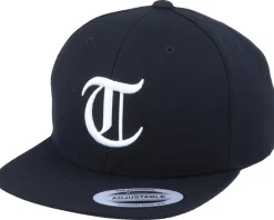 Snapback | Kids-Kiddo Cap Kids T Letter 3D Black Snapback -
