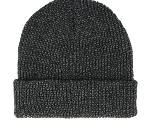 Cuff Beanies-Dakine Kids Tall Boy Beanie Heather Cuff - Black
