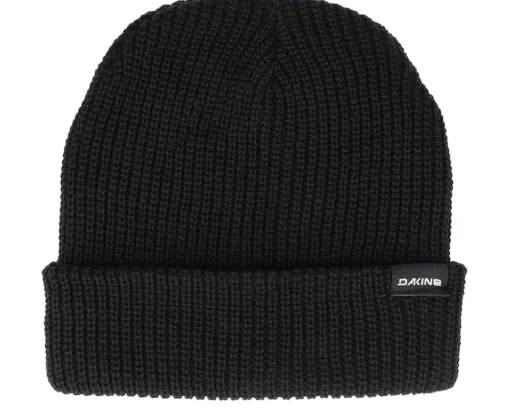 Cuff Beanies-Dakine Kids Tall Boy Beanie Heather Cuff - Black