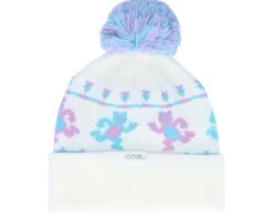 Pom Beanies | Kids-Coal Kids The Toy Bin White Pom -