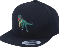 Kids-Kiddo Cap Kids Thug Life T-Rex Applique Black Snapback -