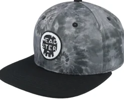 Kids-Headster Kids Tie Dye Black Snapback -