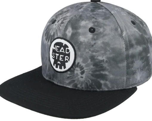Kids-Headster Kids Tie Dye Black Snapback -