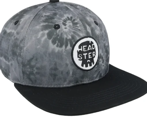 Kids-Headster Kids Tie Dye Black Snapback -