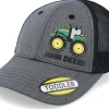 Trucker | Kids-John Deere Kids Toddler 3d Rubber Tractor Print Cap Black/Grey Trucker -