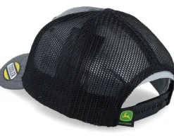Trucker | Kids-John Deere Kids Toddler 3d Rubber Tractor Print Cap Black/Grey Trucker -
