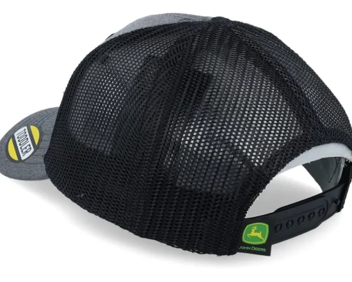 Trucker | Kids-John Deere Kids Toddler 3d Rubber Tractor Print Cap Black/Grey Trucker -