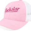 Kids-Kiddo Cap Kids Toddler Little Rockstar Pink/White Trucker -