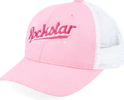 Kids-Kiddo Cap Kids Toddler Little Rockstar Pink/White Trucker -