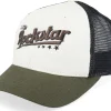 Kids-Kiddo Cap Kids Toddler Little Rockstar Ivory/Black/Dark Mash Trucker -