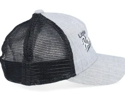 Kids-Kiddo Cap Kids Toddler Little Rockstar Heather Grey/Black Trucker -