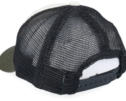 Kids-Kiddo Cap Kids Toddler Little Rockstar Ivory/Black/Dark Mash Trucker -