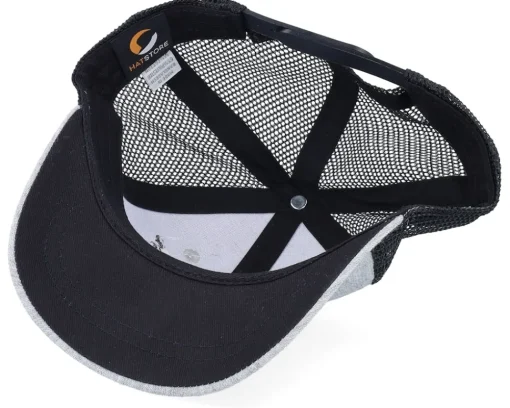 Kids-Kiddo Cap Kids Toddler Little Rockstar Heather Grey/Black Trucker -