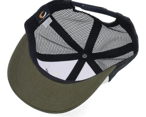 Kids-Kiddo Cap Kids Toddler Little Rockstar Ivory/Black/Dark Mash Trucker -