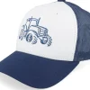 Kids-Kiddo Cap Kids Tractor Outline White/Navy Trucker -