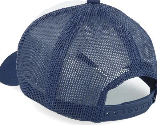 Kids-Kiddo Cap Kids Tractor Outline White/Navy Trucker -