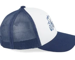 Kids-Kiddo Cap Kids Tractor Outline White/Navy Trucker -