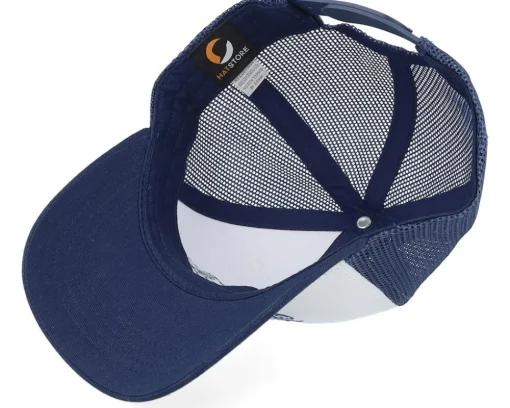 Kids-Kiddo Cap Kids Tractor Outline White/Navy Trucker -