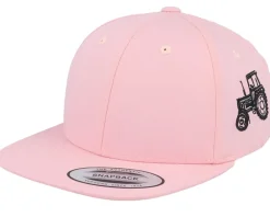Kids-Kiddo Cap Kids Tractor Side Pink Snapback -