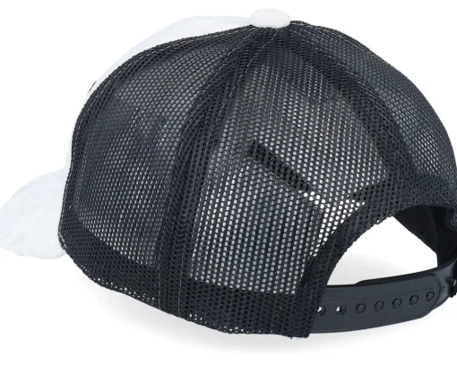 Velvet Caps-Calza Pennello Kids T-rex Dino Patch Velvet /Black Trucker - White
