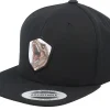 Sale Kiddo Cap Kids T-rex Dino Wooven Patch Black Snapback -