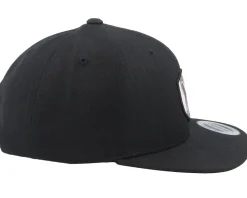Sale Kiddo Cap Kids T-rex Dino Wooven Patch Black Snapback -