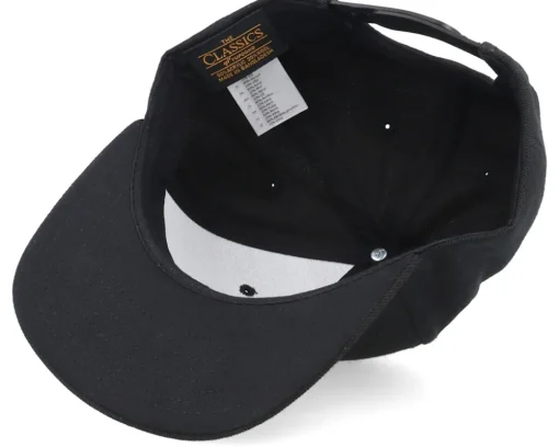 Sale Kiddo Cap Kids T-rex Dino Wooven Patch Black Snapback -