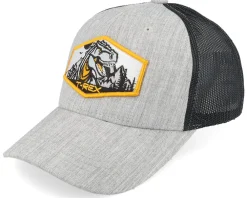 Discount Kiddo Cap Kids T-rex Orange Patch Trucker - Black