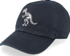Kids-Kiddo Cap Kids T-rex Sceleton Patch Black Dad Cap -