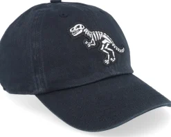 Kids-Kiddo Cap Kids T-rex Sceleton Patch Black Dad Cap -