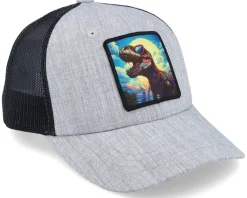 Online Kiddo Cap Kids T-rex With Sun Glasses Heather /Black - Grey