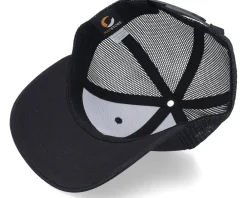 Hot Kiddo Cap Kids T-rex With Sun Glasses Patch Trucker - Black