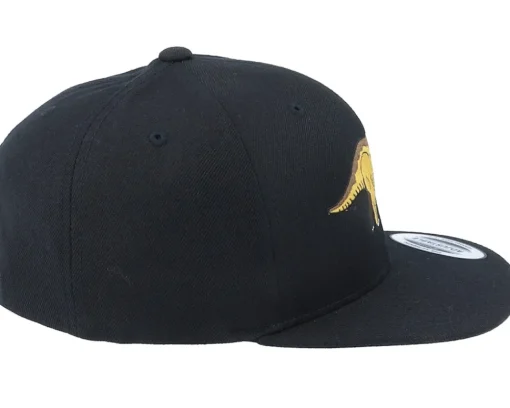 Snapback-Kiddo Cap Kids Triceratops Black Snapback -