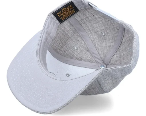 Sale Kiddo Cap Kids Tricky Smile Heather Grey Snapback -