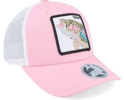 New Skillfish Kids Trout Pro Fishing Pink/White Trucker -
