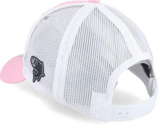 New Skillfish Kids Trout Pro Fishing Pink/White Trucker -