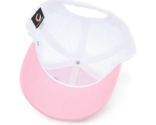 New Skillfish Kids Trout Pro Fishing Pink/White Trucker -