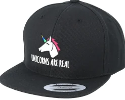 Hot Unicorns Kids Unicorn Are Real Black Snapback -