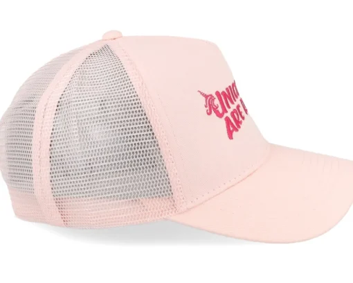 Best Unicorns Kids Are Real Pastel /Pastel A-frame Trucker - Pink