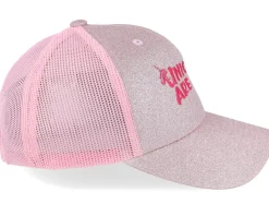 Kids-Unicorns Kids Are Real Glitter/ Trucker - Pink